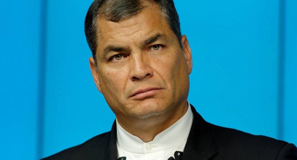 Expresidente Correa abandona partido que fundó y con el que gobernó Ecuador