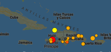 Se registra un temblor de tierra de magnitud 5,4 en el Oeste de Haití