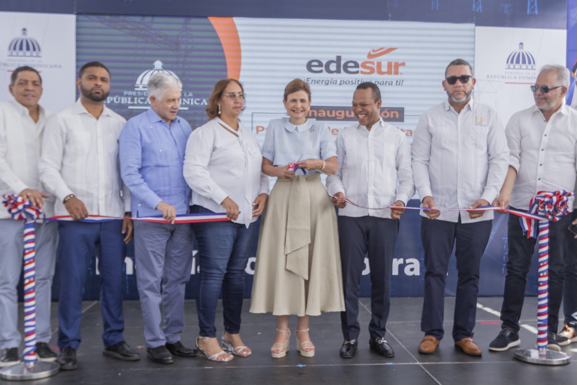 Edesur entrega proyecto de rehabilitación de redes eléctricas en Villa Altagracia con una inversión de RD$860 millones de pesos