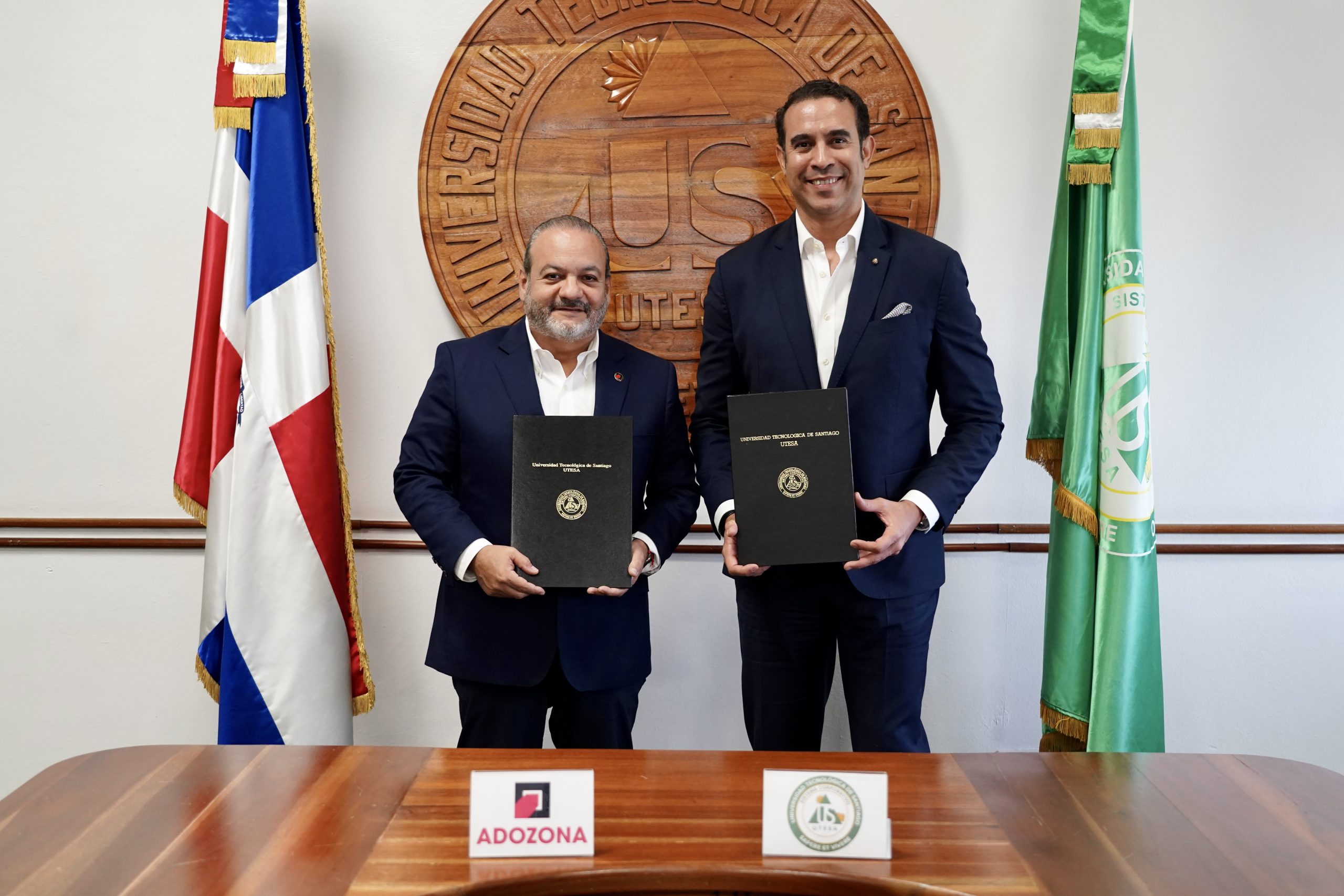 Utesa y Adozona firman acuerdo sobre oportunidades para impulsar potencial de dominicanos