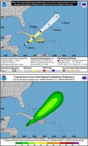 COE eleva a 19 las demarcaciones en alerta por posibles efectos de potencial ciclón tropical