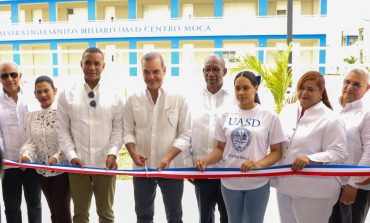 Presidente Abinader inaugura carretera Moca-Jamao- Sabaneta de Yasica, un liceo experimental y liceo centro UASD en Moca