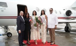 Miss Universo 2023 Sheynnis Palacios llega a suelo dominicano